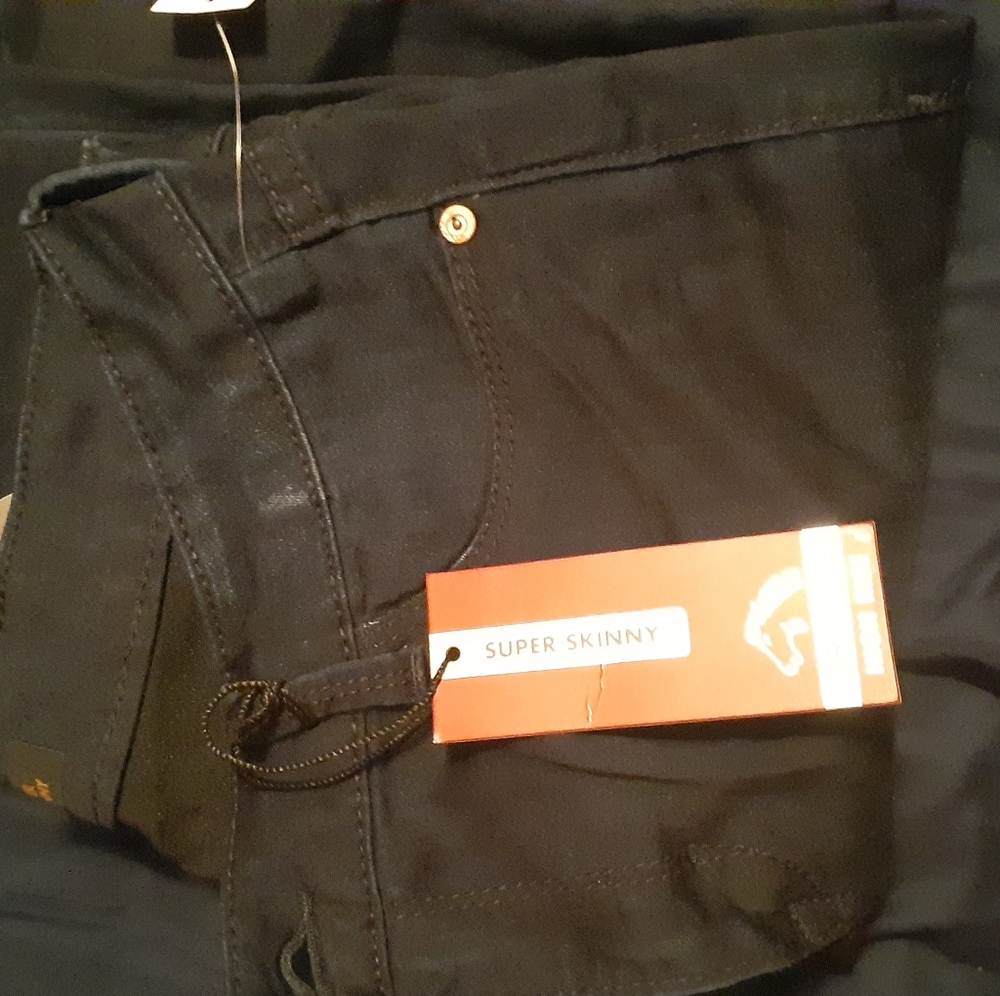 Jordache Womens Dark Wash Super Soft Skinny Jeans - Size 12